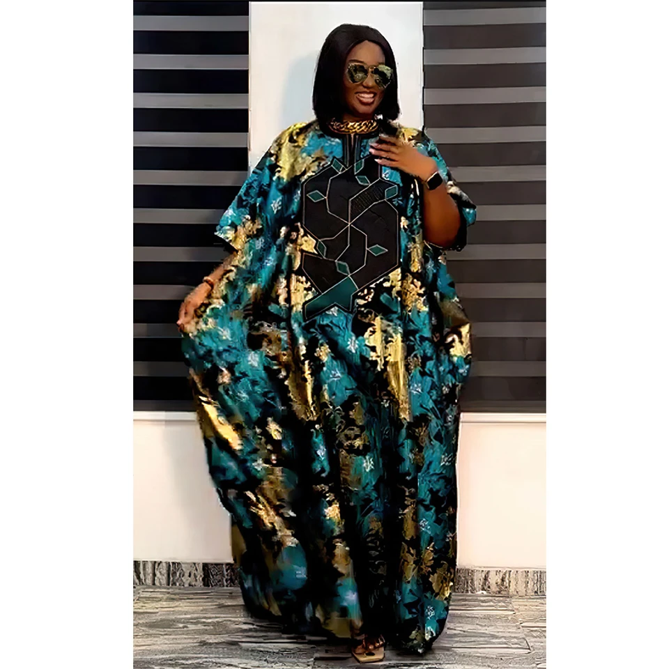 African dashiki tlač dlhé šaty pre ženy plus veľkosť boubou 2024 maxi rúžku Turecko nigérijský večerný večierok Ankara outfits Abayas