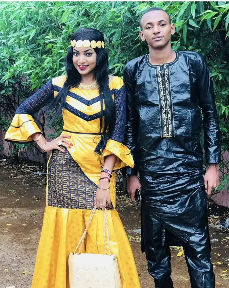 Africké šaty pre ženy bazin riche výšivky dizajn šaty pár dizajn dashiki dizajn