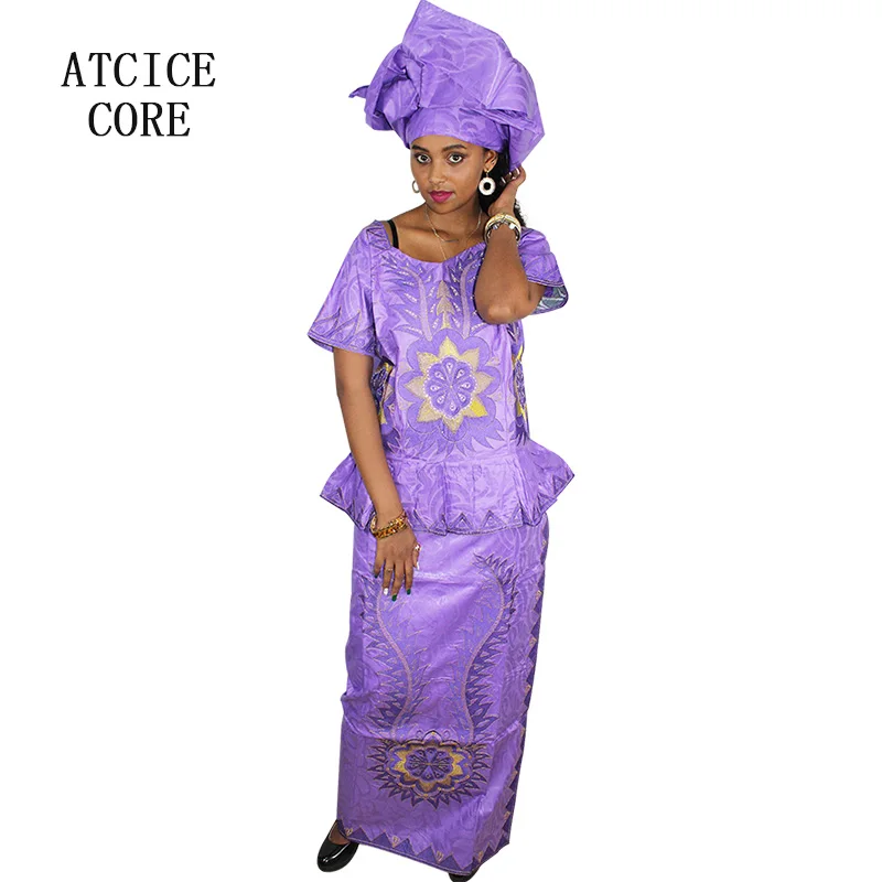 Africké šaty pre ženy dashiki šaty bazin riche tradičné africké oblečenie dlhé rukávy pre dámy