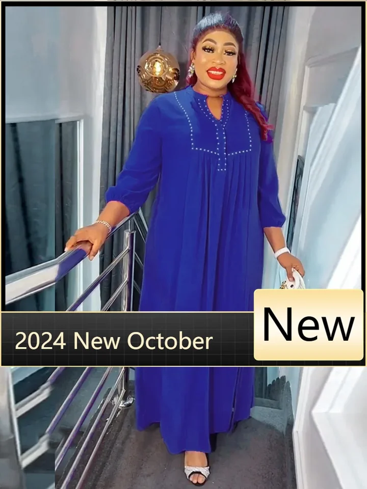 Africké šaty pre ženy Tradičné africké oblečenie Dashiki Ankara Outfits šaty Abayas Rúpe moslimský kaftan maxi dlhé šaty 2024