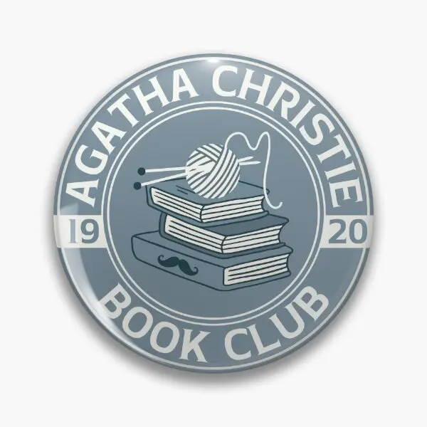 Agatha Christie Book Club Soft gombíka PIN roztomilé oblečenie Broš