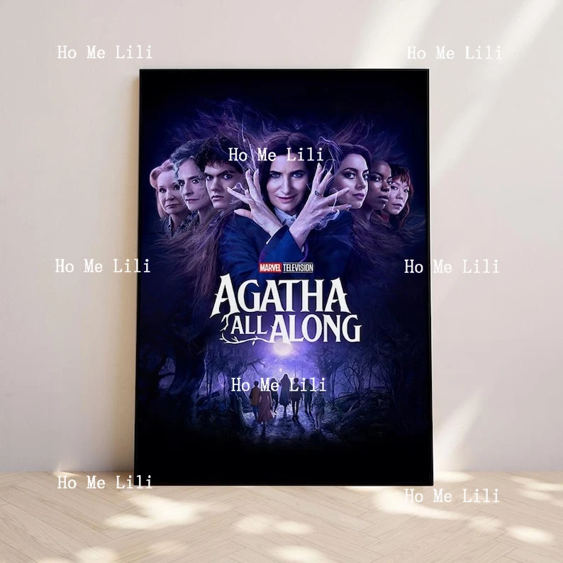 Agatha po celú dobu 2024 televíznych seriálov Movie plagáty výzdoba nástenné umenie Canvas Unbramed Print Art Art Darčeky