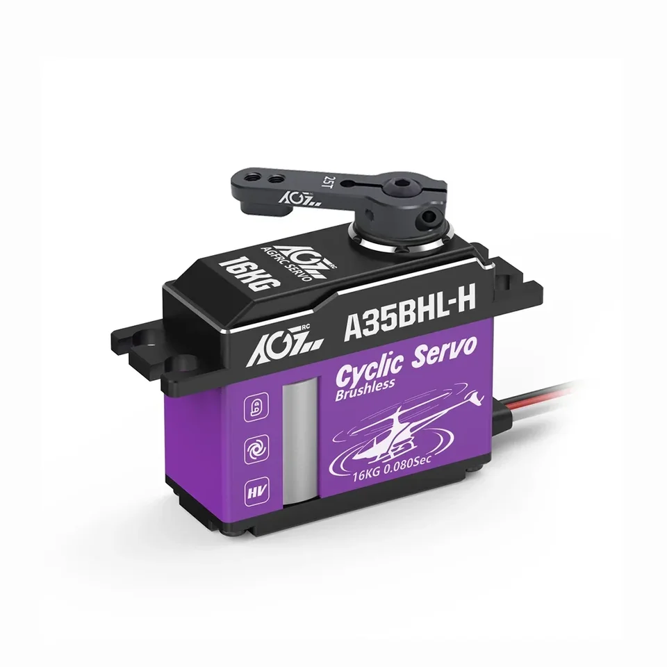 AGFRC Programovateľné A35BHL-H Cyclic A35BHM-H TACH 16 kg 18,5 kg rýchlej rýchlosti HV Brushless Servo pre vrtuľník RC 380-500