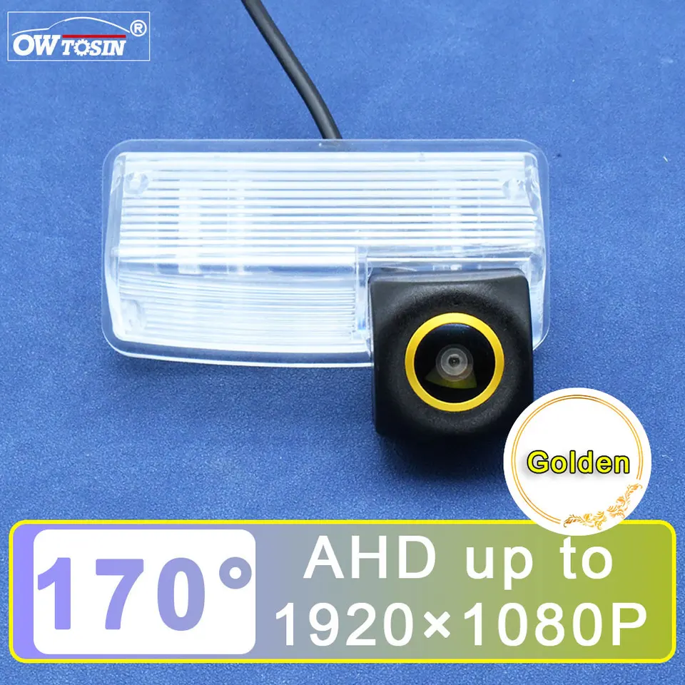 AHD 1080P 170 ° Zlatý šošovkový nočný videnie vozidlo Vzhľad vozidla Zadná kamera pre maticu Toyota Corolla E130 2006 2007 2008 Monitor automobilu
