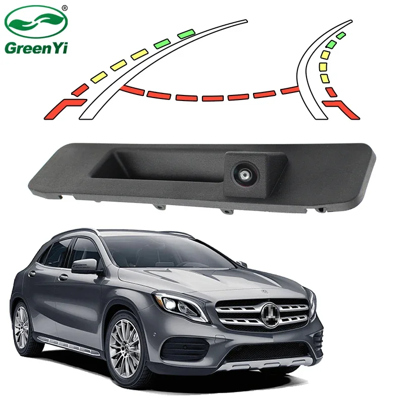 AHD dynamická trajektória Trunk Ruck Ruck Camera pre Mercedes Benz GLK GLA GLC ML A180/200 CLA W117 W205 W212 W166 W246 W204 VITO W447