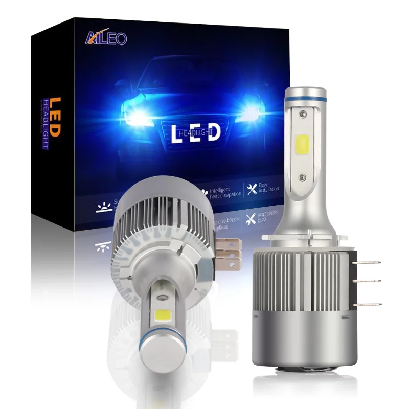 Aileo High -Power COB Chip H15 LED 8000LM 72 W Hnacie svetlo svetlometového svetla pre Audi Mercedes Benz BMW Volkswagen Golf MK6MK7