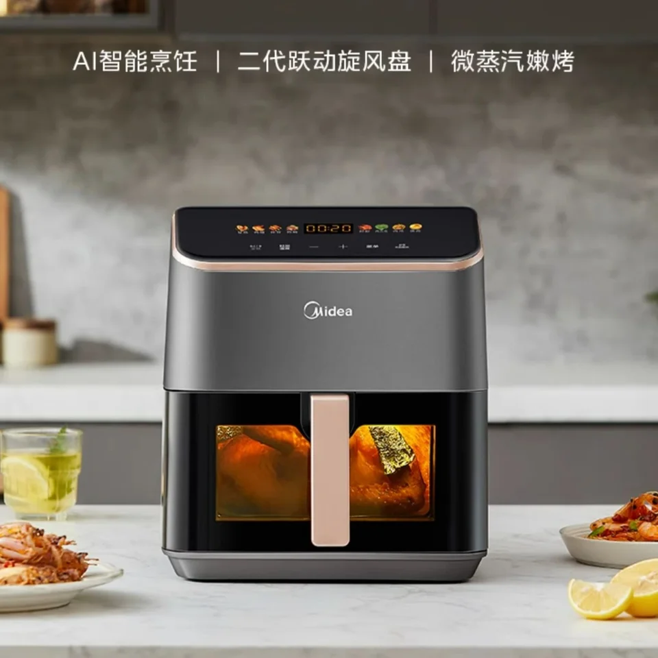 Air Fryer Franks Machine Domácnosť Plne automaticky nová veľká kapacita inteligentnej rúry multifunkčný stroj all-in-on-one