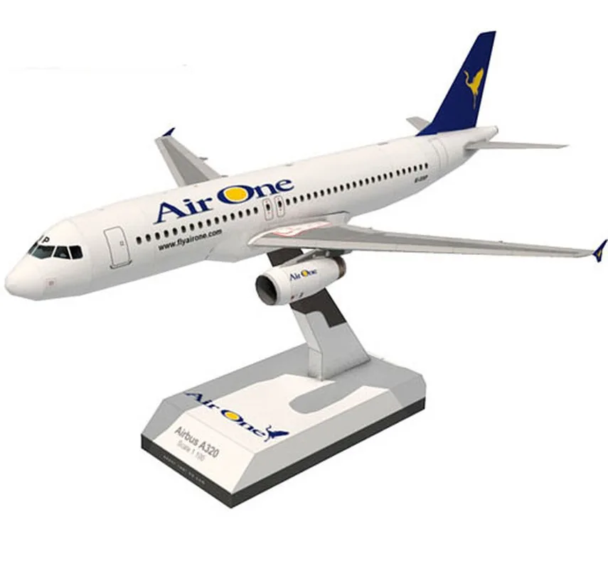 Airbus A320 Aircraft 3D Paper Model School Intelektuálne vzdelávanie remeselnícky kurz origami hračky