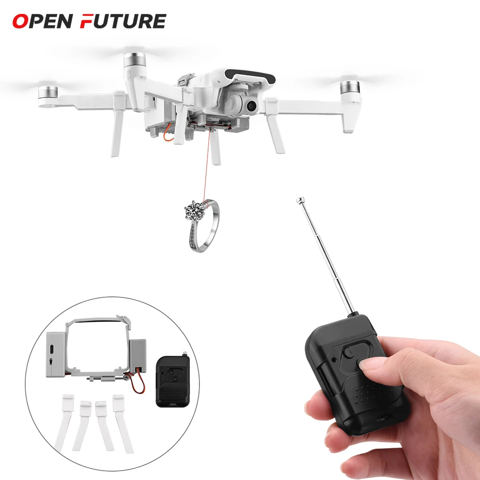 AirDrop padanie systému pre FIMI X8 SE 2019 2020 2022 DRONE FLYTION FLYWER Rybársky návnada s svadobným prsteňom Darček Dodajte šetker odosielateľ