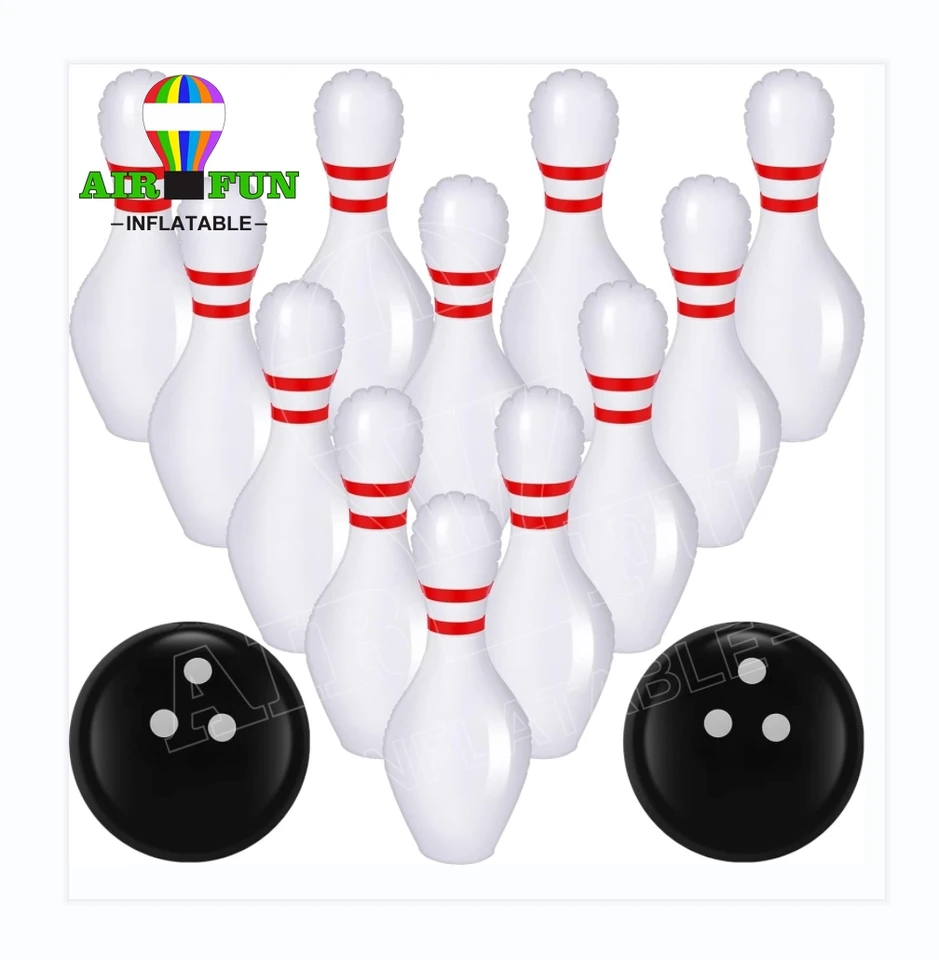 Airfun v interiéri vonkajšieho predaja továrne cena cena Veľká nafukovacia bowlingová guľa a kolíky pre deti a deti