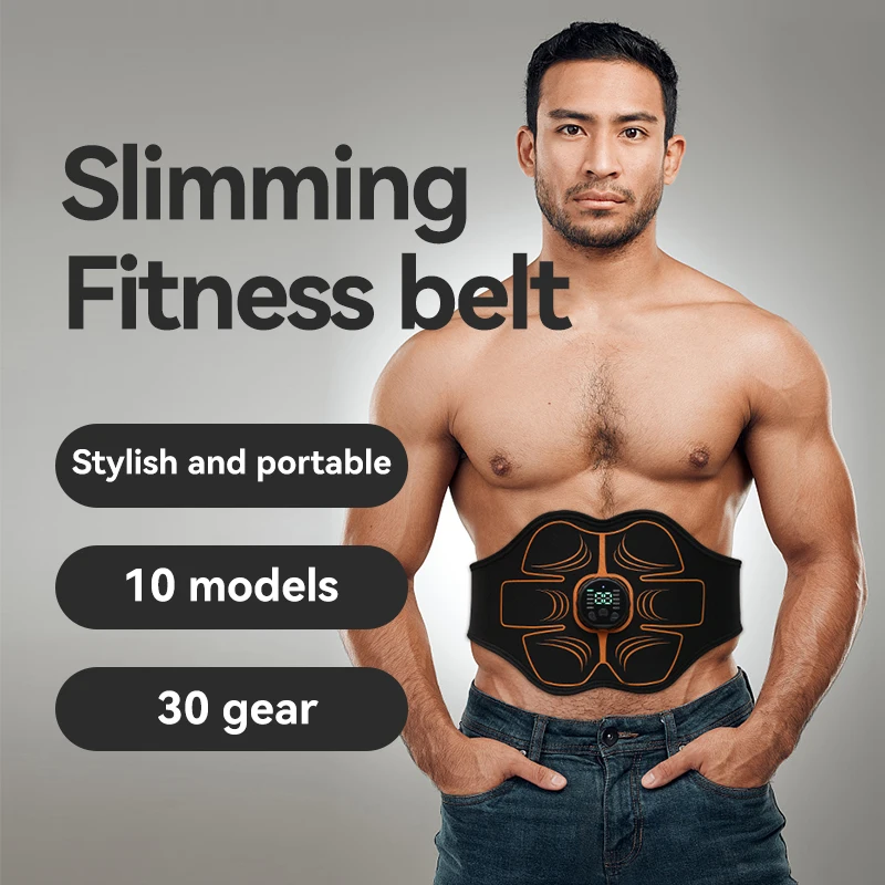 Airsidun EMS inteligentný fitness pás lenivý svalové školenie Fitness Zariadenie Domáce chudnutie Ab Stick Stick Abdominal Fitness Instrument