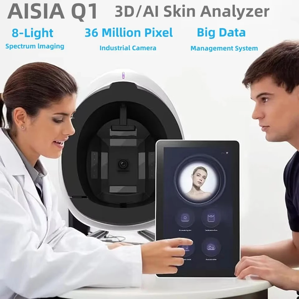 AISIA Q1 3D AI AICE Analyzer Detector Detect Koža Diagnostika