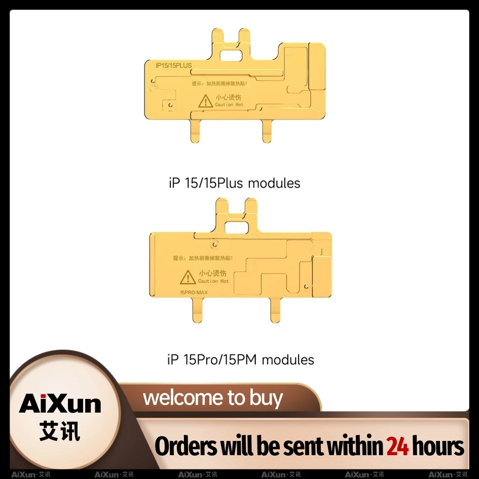 Aixun New iHeater (3. gen)/iHeater Pro (4. gen) iPhone 15 série Fold for Phone Fold Cair Repair Tools