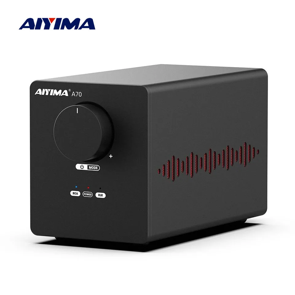 AIYIMA A70 Audio zosilňovač výkon 300WX2 TPA3255 s PFFB 12V Spúšťacích vyvážených vstupov XLR/RCA HIFI Stereo Home Home AmplificAdor