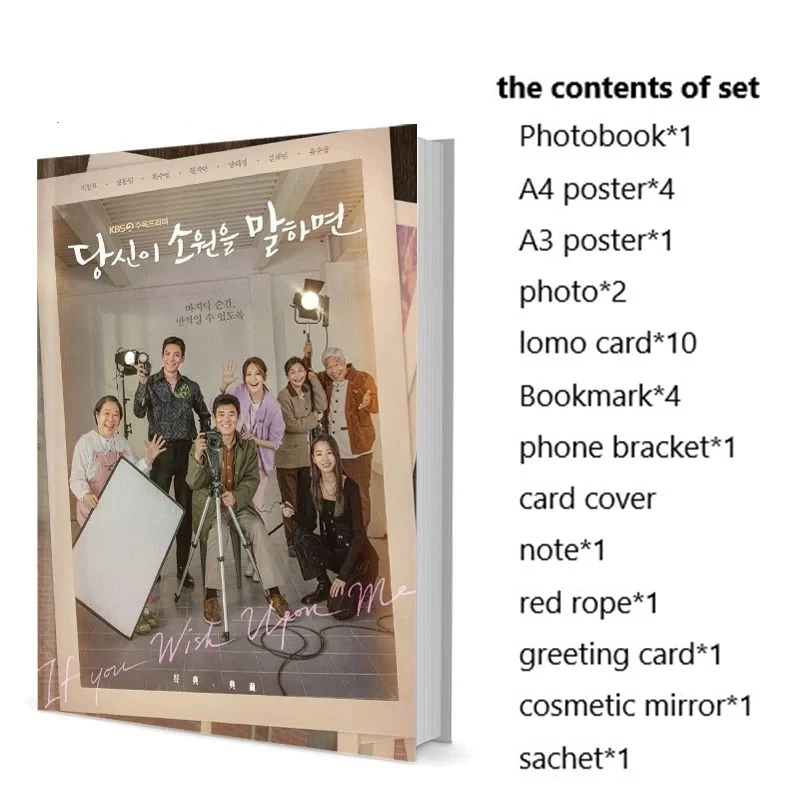 Ak si želáte na Me Chang-Wook Ji Sooyoung Choi PhotoBook Set s plagátmi Lomo Card záložka Photo album Art Bookbook Picturebook