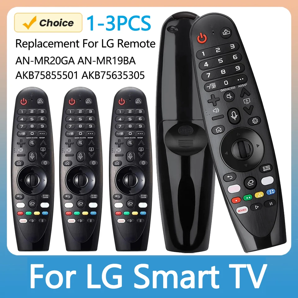 AKB75855501 MR20GA TV-REMOTE Náhrada IR diaľkové funkcie bez hlasu Funkcia pre LG 4K 8K UHD OLED NANOCELL SMART TV 2017-2020