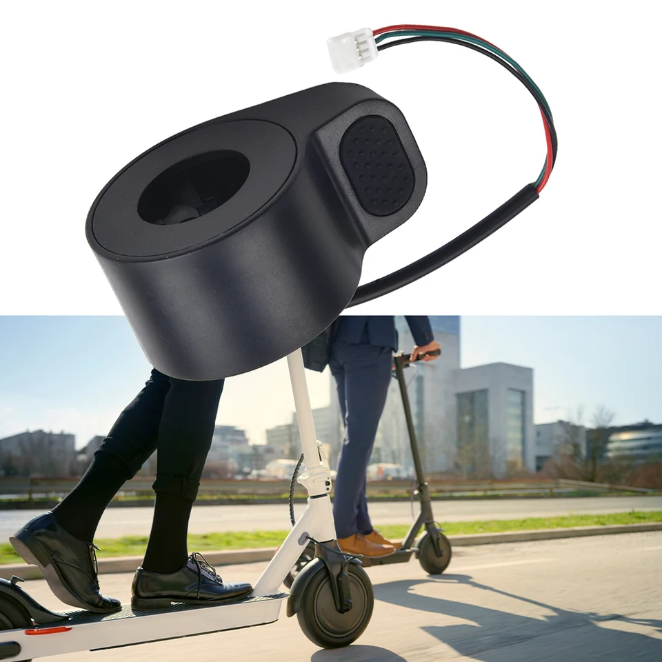 Akcelerátor škrtiacej klapky E-Scooteter 65 x 29 x 45 mm akcelerátor čierny plastový predajný predaj za 1S/m365 elektrický skúter