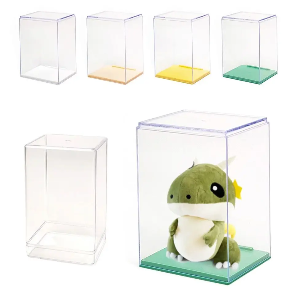 Akrylová bábika Display Box Storage Storage Displow Cabinet Single DustodoPuste Priehľadné skustené skladovacie skrinky na displej