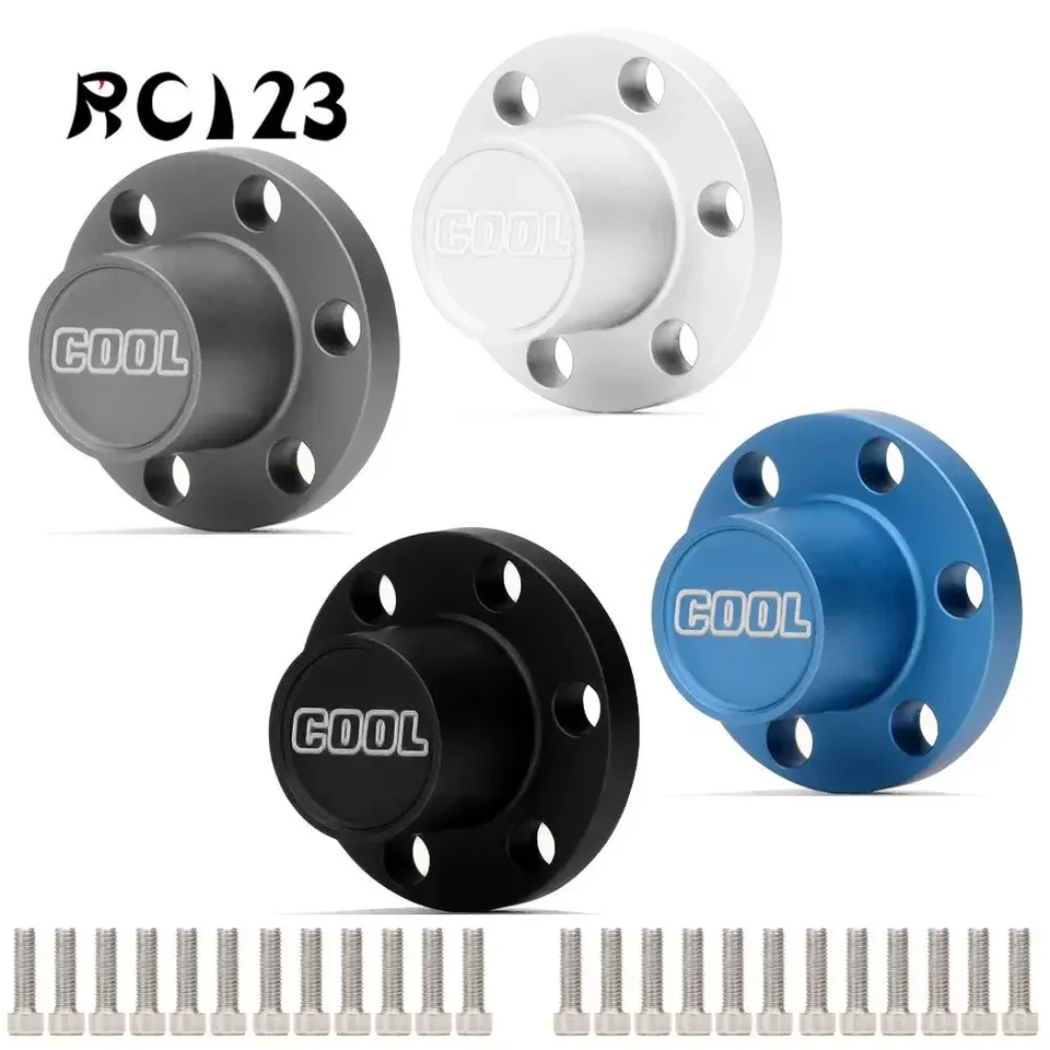Aktualizácia zliatiny 6 jamiek 1,9 2,2 kryt kolies pre RC CAR 1/10 axiálne SCX10 90046 TRX4 D90 CC01 ACCESORIOS