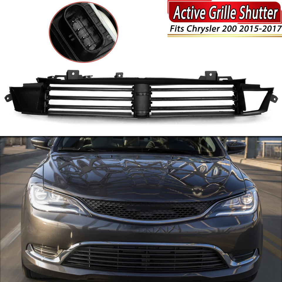 Aktívna mriežka za rok 2015-2017 Chrysler 200 dolného vzduchu #68302662AA