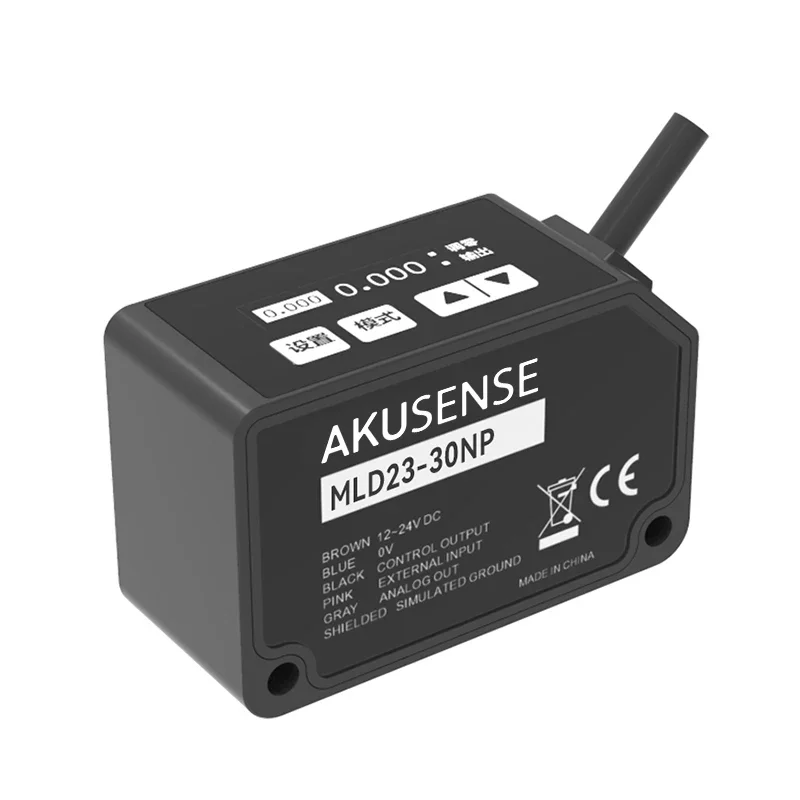 Akusense nový model MLD23 laserové senzory Ekonomický senzor posunu vysoký presný snímač vzdialenosti