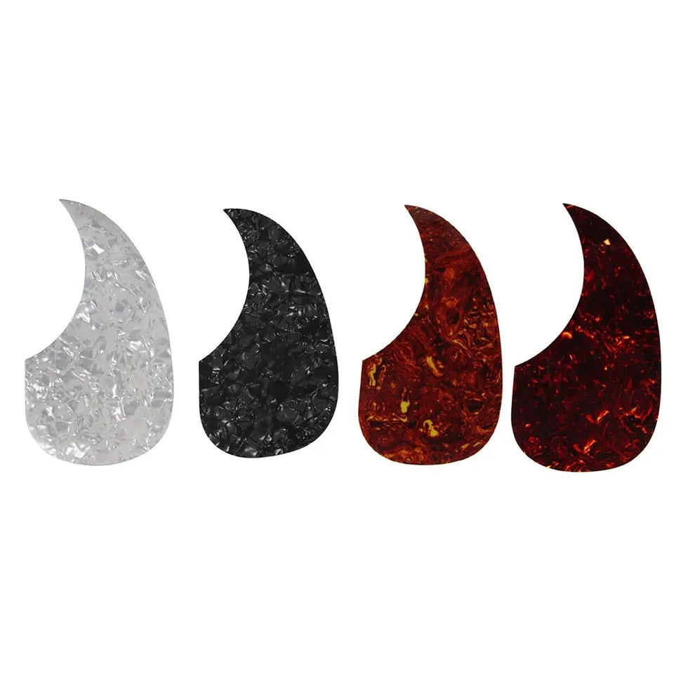 Akustická alice gitara vyberte nekĺzavú čiernu bielu celululoidnú pickguard Scratch Scratch Electric Guitarra ukulele príslušenstvo