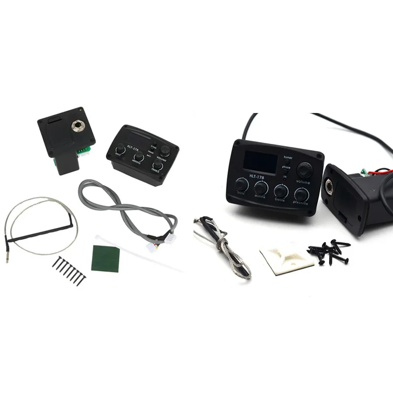 Akustická gitara EQ predzosilňovač s digitálnym procedingom tuner 3 Band EQ Equoenter s vyzdvihnutím gitary tuner