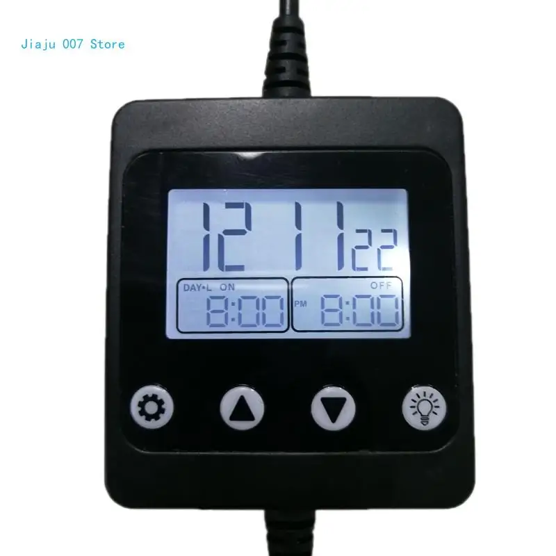 Akváriové svetlo časovač a stmieva sa ľahko programujúca rybia pre ovládač tankového ovládača Indoor Mini Digital Digital Timers pre LED osvetlenie C9GA