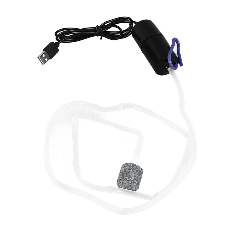 Akvárium kyslíka vzduchová čerpadlo FISH nádrže USB tichý vzduchový kompresor prenosný prenosný mini malý kyslíkový akváriový doplnok