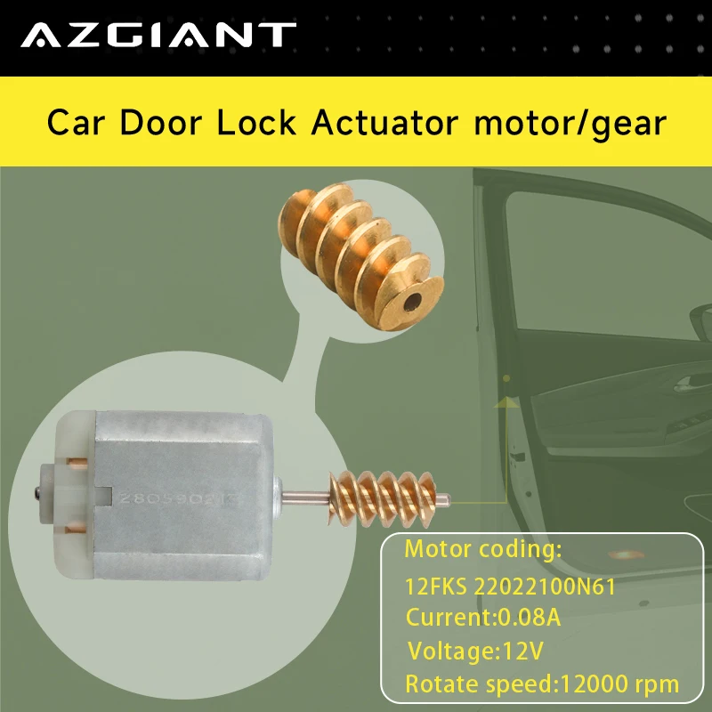 Akčný ovládač zámku automobilov malý motor 12fks Worm 2T Demonbody Tool pre Ford Fiesta MK7 Galaxy MK4 S-Max MK2 Fusion MK3 Automatické diely