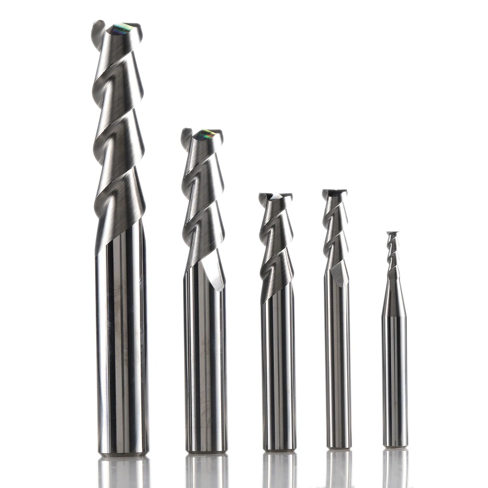 Al-2e AL-2EL 1-20 mm trusný mlyn na koncový mlyn Bit 6 mm Vysoké obrábanie účinnosti tuhého karbidu NEPOUKOROVANÉ Hliníkové mletie Cutter