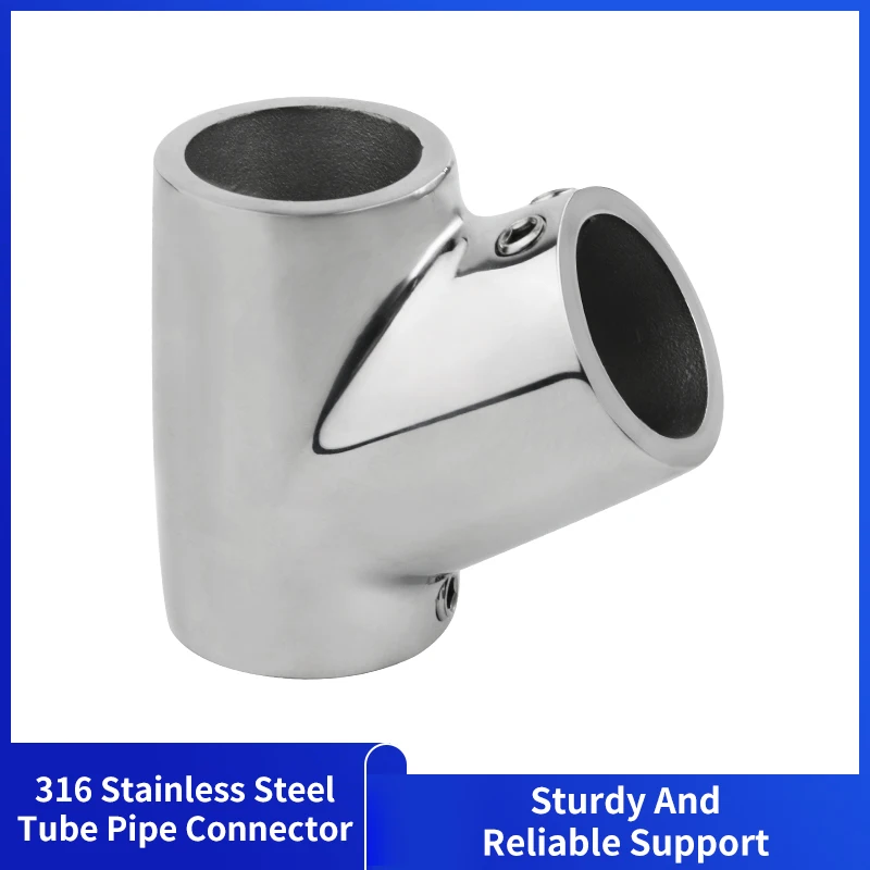 Alastin čln 22/25/32 mm 60 stupňov ručnej koľajnice 316 z nehrdzavejúcej ocele TREE TEE TEE TREA SUIR pre lode/jachty/auto/príves