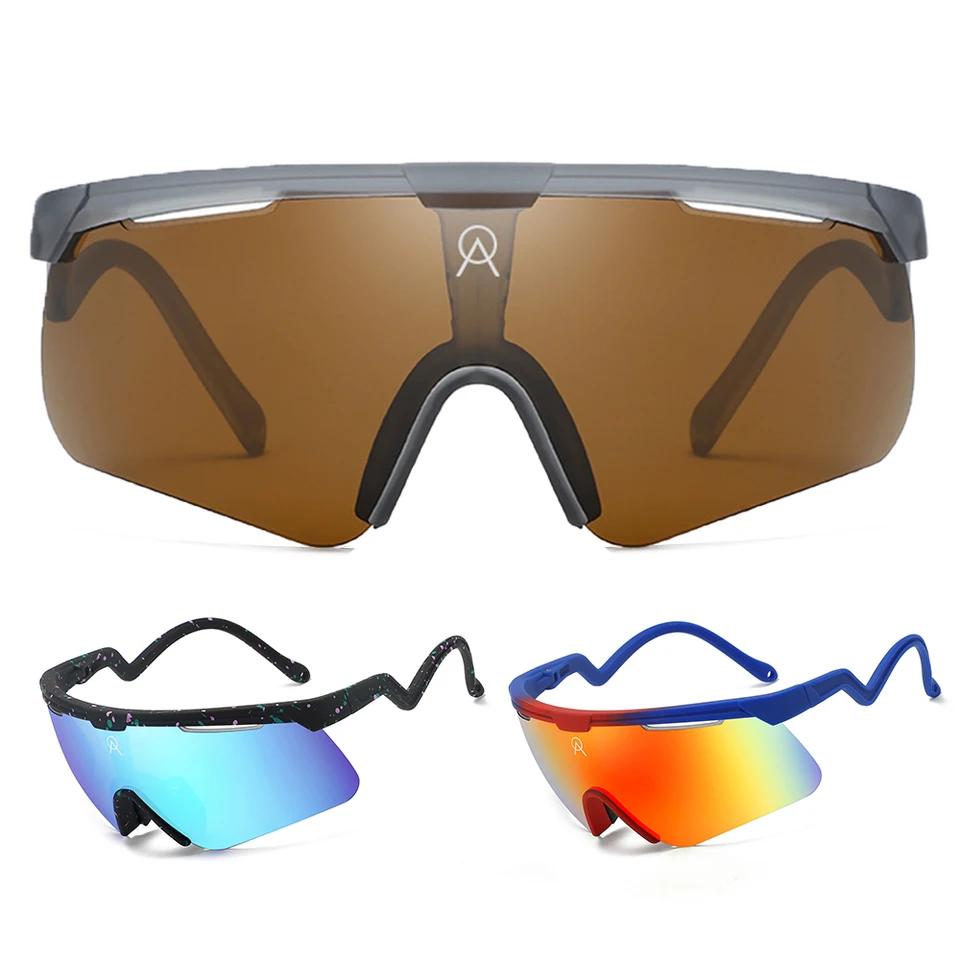 Alba Optics Cycling Goggles pre mužov a ženy Vonkajšie športové slnečné okuliare Rybárske turistické jazdecké okuliare UV400