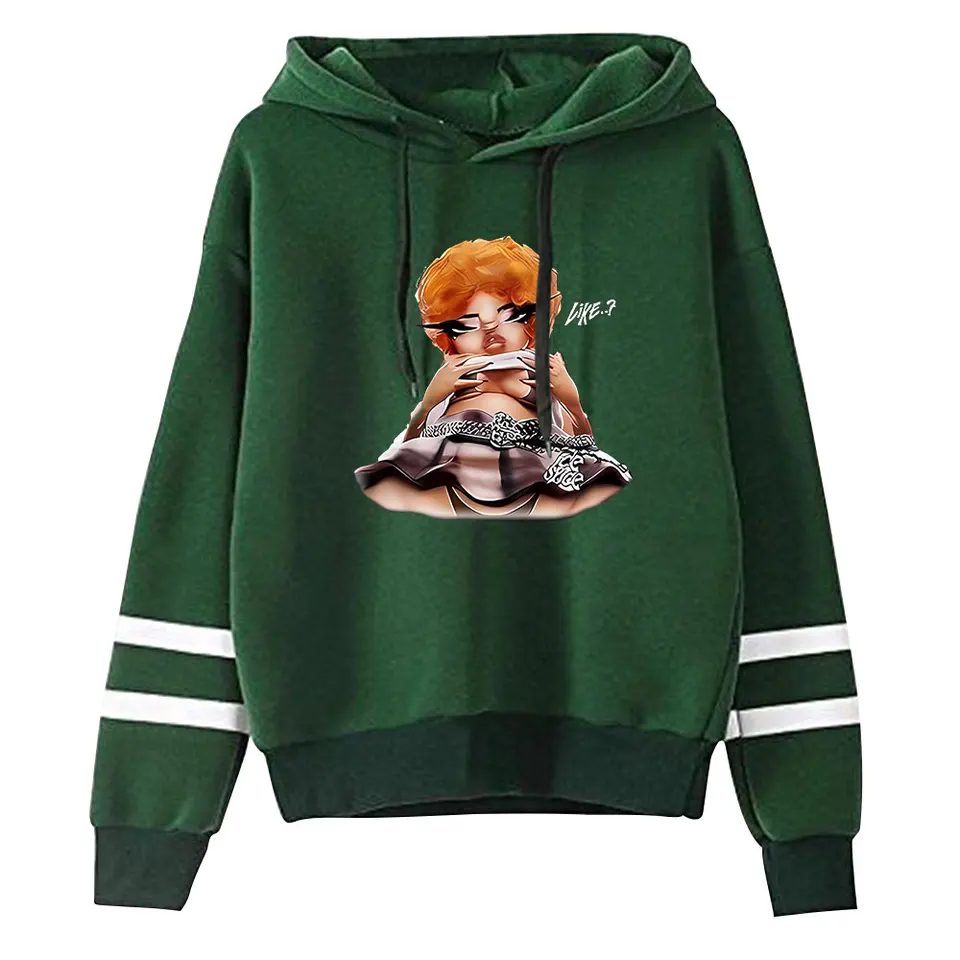 Album s kapucňou Ice Spice Like ...? Merch kapucňa Mikina sťahovacej mikiny mužov/žien Hip Hop Streetwear