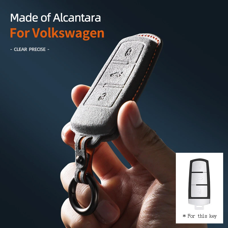 Alcantara CAR CARD REMORE KLYT PANEL SHELL pre VW Volkswagen CC Passat B6 B7 R36 B5 B7 PASSAT 3C MAGOTAN KEYCHAIN ​​OBRÁZKY