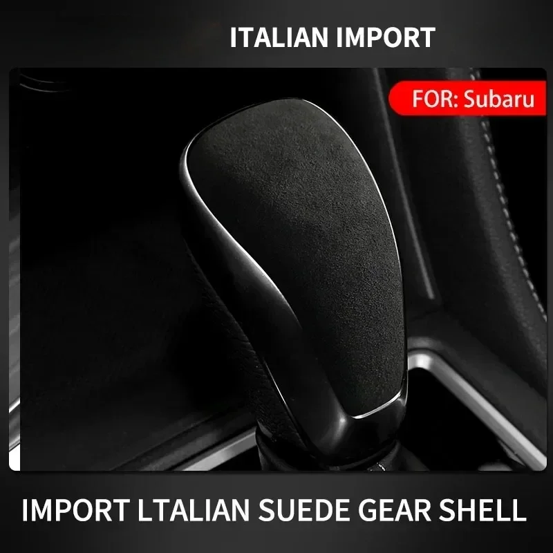 Alcantara Gear Stick Shifter Shifter Cover Aplive Puseath Shell pre Subaru Forester XV Crosstrek Outback