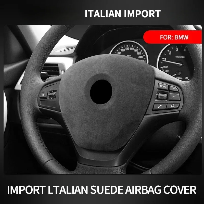 Alcantara pre BMW F Chassis 1 Series 3 Series 5 Series X1 X3 X4 X4 X5 Auto volantu Airbag Cover Sticker Interiors Doplnky