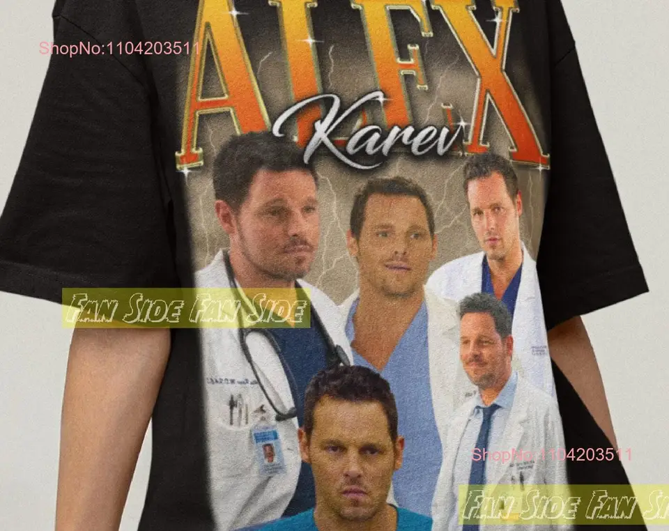 Alex Karev T tričko Powe Hoodie Merch Grays Anatómia dlhá alebo krátke rukávy