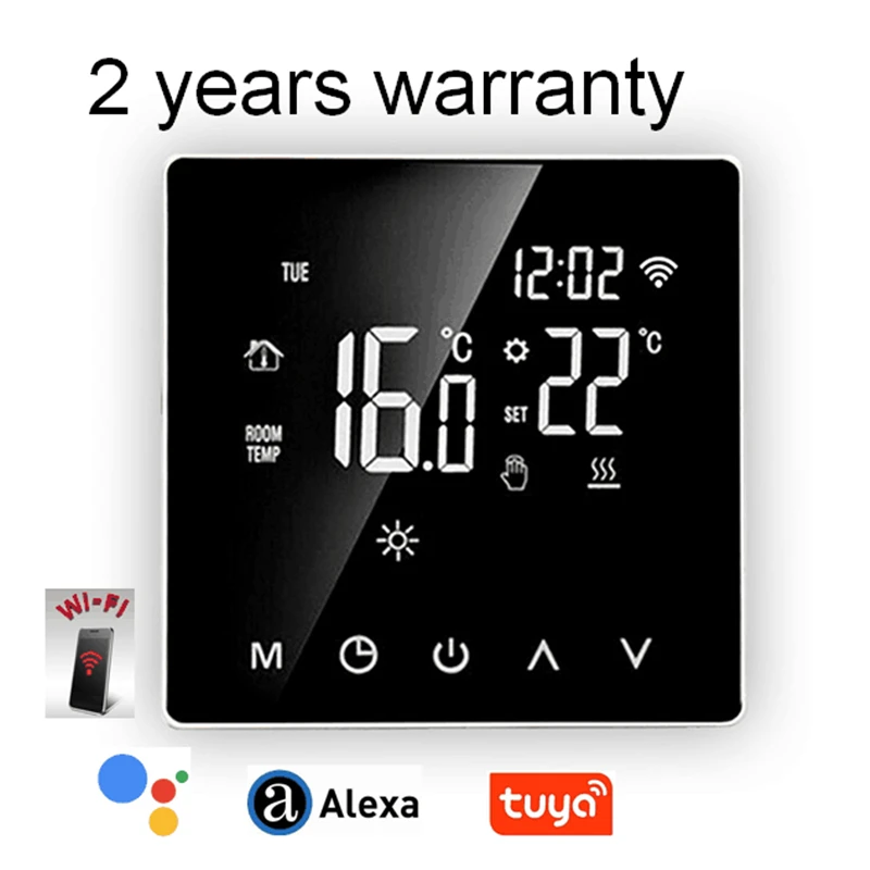 ALEXA TUYA SMART ŽIVOTNÁ KONTROLÁCIA RECENERÁCIA WIFI TERMOSTAT GASK