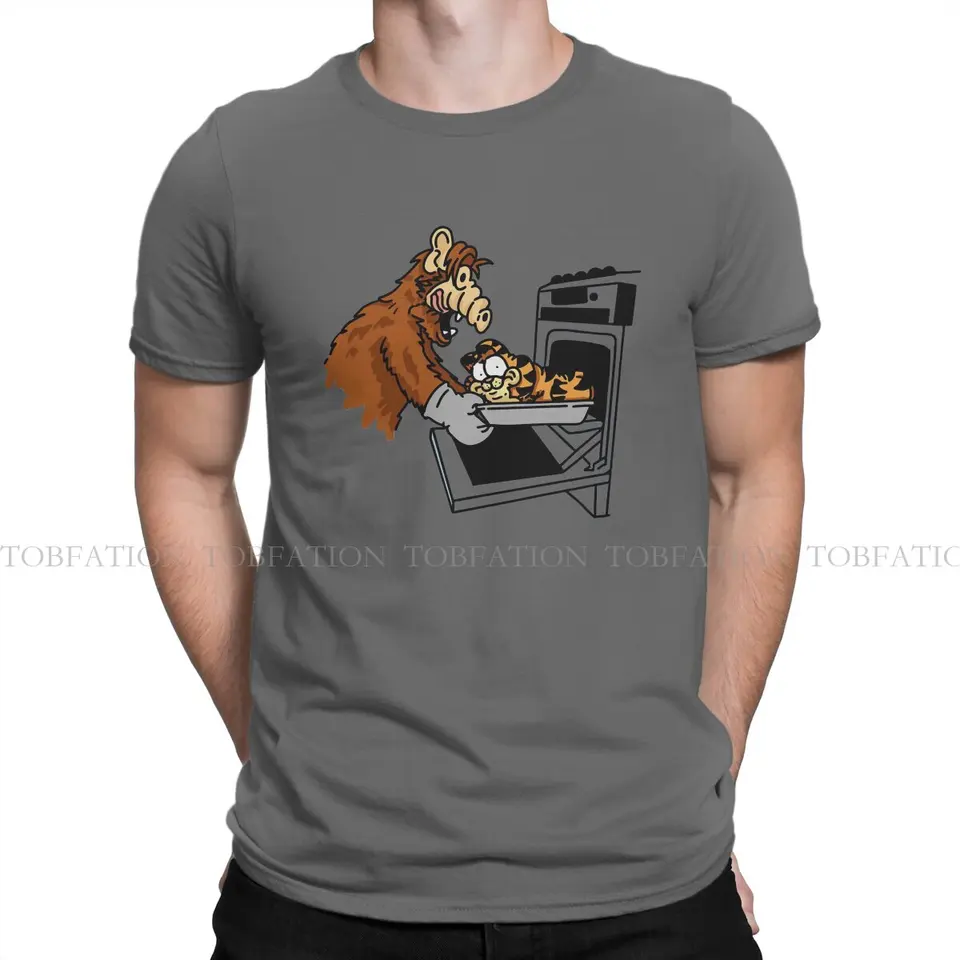Alf Lasagna Tshirt Graphic Men Vintage Punk letné topy bavlna harajuku tričko