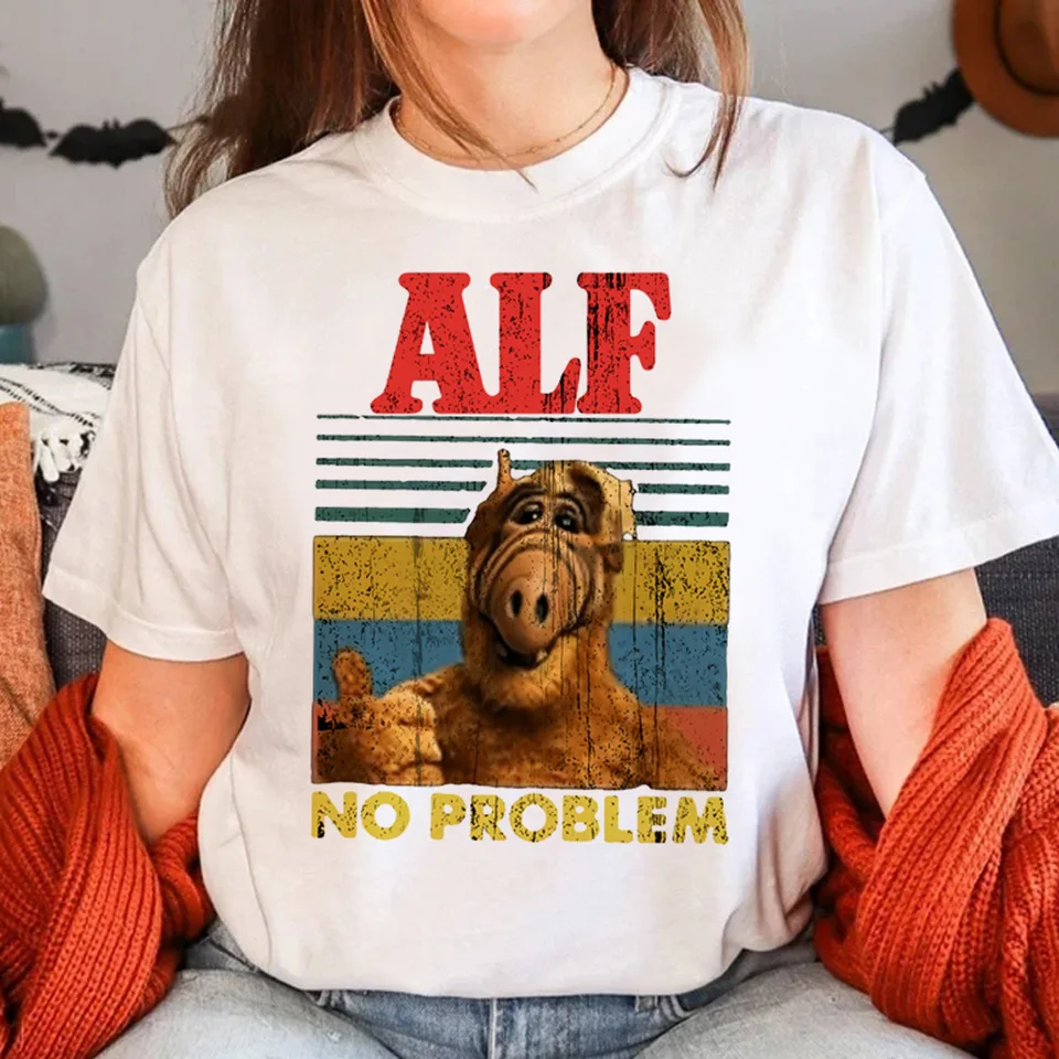 Alf Top Women Funny Designer Anime tričko dievča manga anime oblečenie