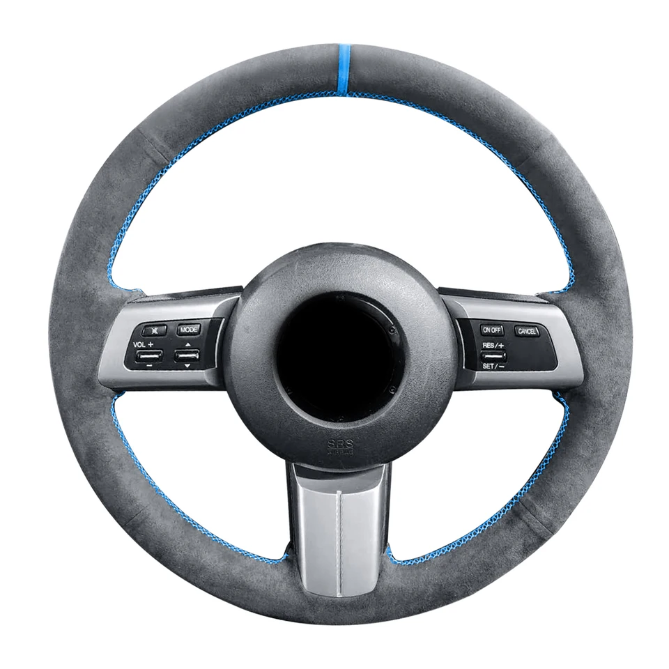 Alfanxi ručný steh Alcantara volant kryt kompatibilný s Mazda MX-5 Miata RX-8 CX-7 2007-2013