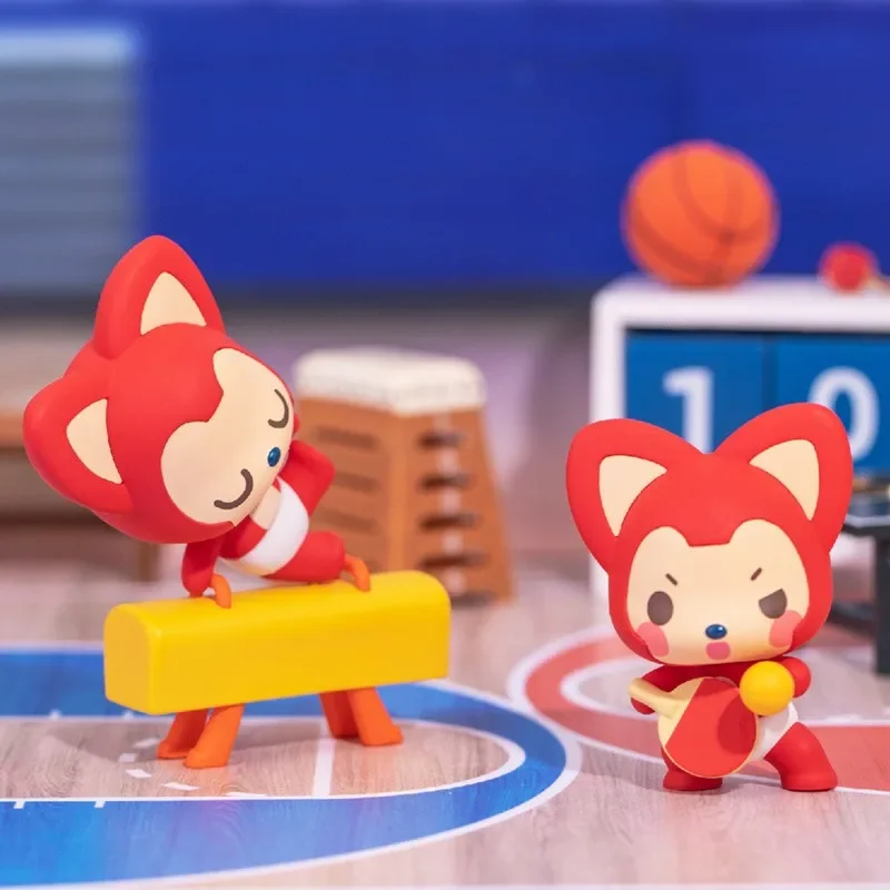 Ali Sport Blind Box Hračky roztomilé líška anime akčná figúrka caja ciega náhodné prekvapenie Box Guess Bag PVC Model pre darček k narodeninám