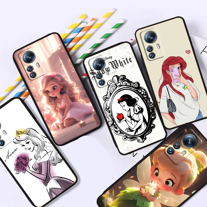 Alice v ríši divov roztomilá pre Xiaomi Mi 13T 13 12T 12 11T 11i 11 A3 10T 10 9 Pro Lite Ultra 5G Black TPU Puzdro TPU