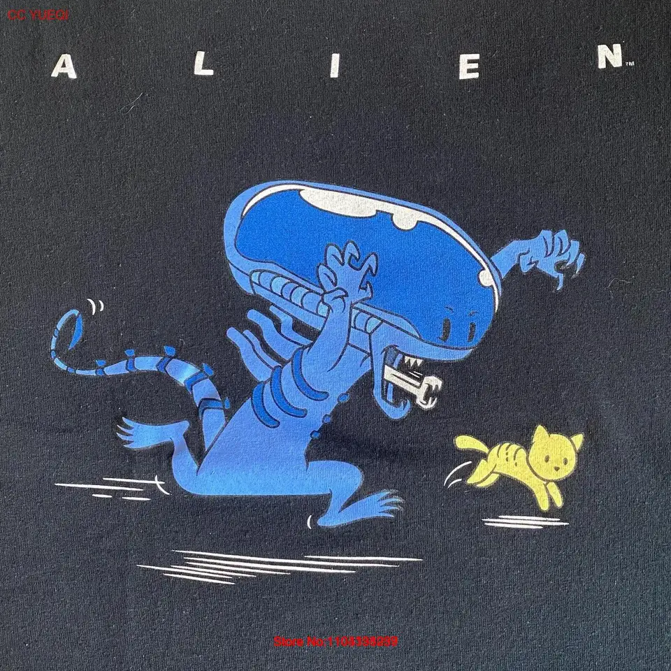 Alien Xenomorph vs Cat Licencované sci-fi hororové tričko. Veľké (NV) vopred