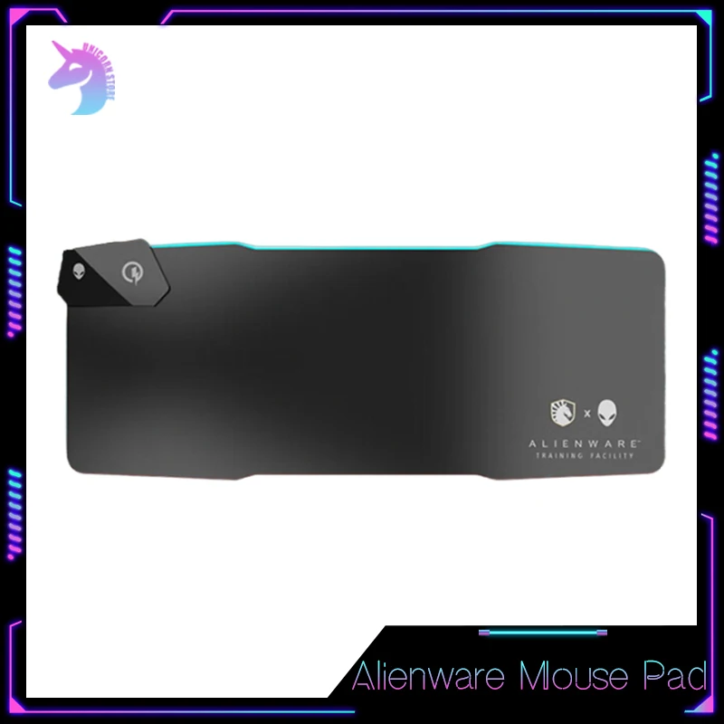Alienware Mouse Pad Wireless nabíjanie RGB Light Table Mat s LED vlastnou obrazovkou 45 W rýchle nabíjanie veľkej veľkosti herná podložka myši