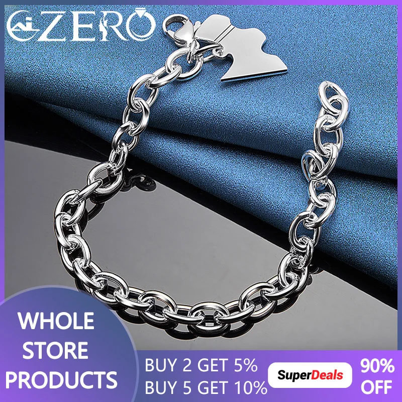 Alisero 925 Sterling Silver Dog Náramok pre mužov Ženy módne svadobné zásnubné večierok darček
