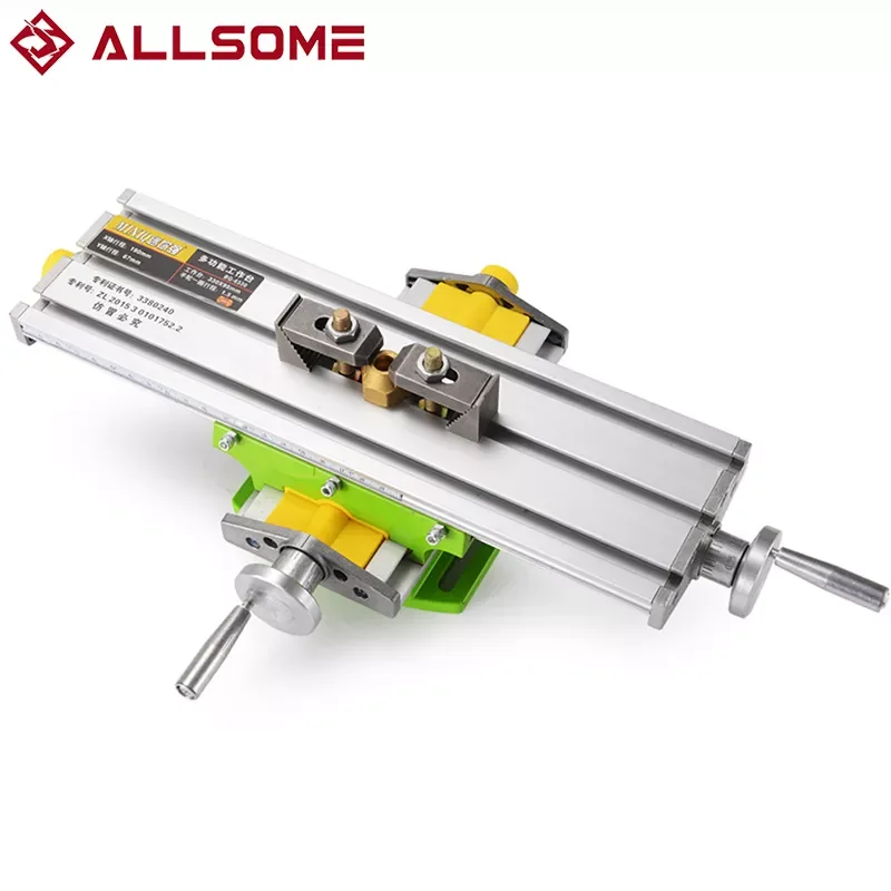 Allsome Miniq BG6330 Mini Precision Fleging Machine Pracovné multifunkčné vŕtacie zverák pracovná tabuľka HT2829