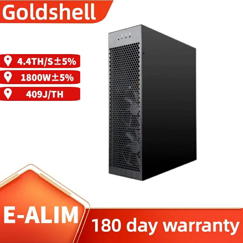 Alph Miner New Goldshell E-AL1M 4.4th/s 1800 W s napájaním ASIC Miner