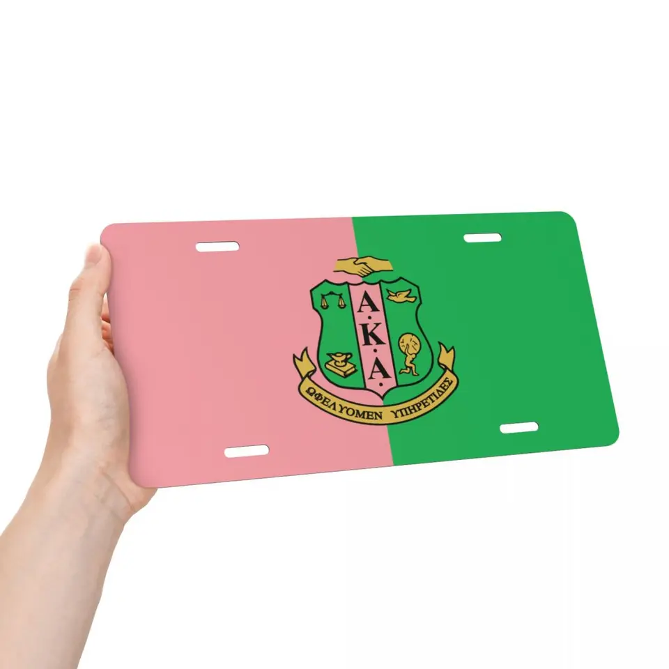 Alpha Sorority Kappa Alpha AKA LISSKÚSE TAG TAG AUTO HLANDICKÁ AUTOMÁLNA SIGNA SIGNOSAL Univerzálna držiak Kovové príslušenstvo Rámecká doska